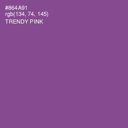 #864A91 - Trendy Pink Color Image