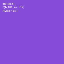 #864BD9 - Amethyst Color Image