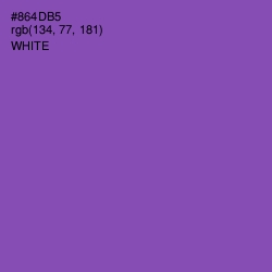 #864DB5 - Wisteria Color Image