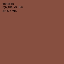 #864F40 - Spicy Mix Color Image