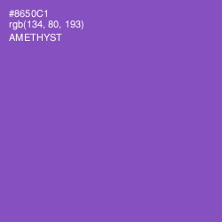 #8650C1 - Amethyst Color Image