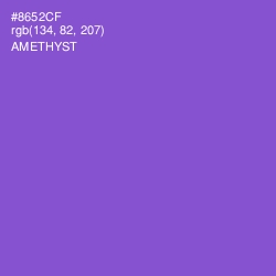 #8652CF - Amethyst Color Image