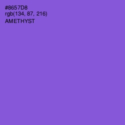 #8657D8 - Amethyst Color Image