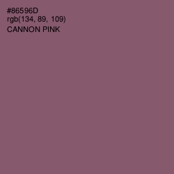 #86596D - Cannon Pink Color Image