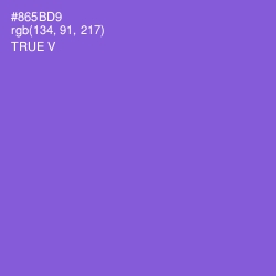 #865BD9 - True V Color Image