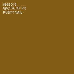 #865D16 - Rusty Nail Color Image
