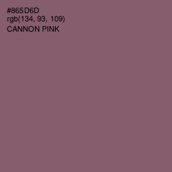 #865D6D - Cannon Pink Color Image