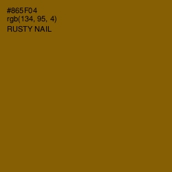 #865F04 - Rusty Nail Color Image