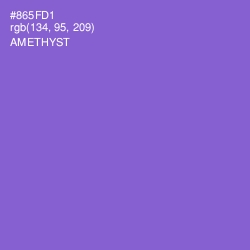 #865FD1 - Amethyst Color Image
