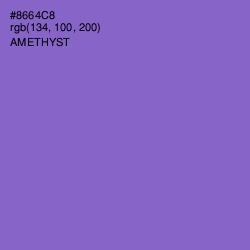 #8664C8 - Amethyst Color Image