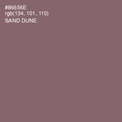 #86656E - Sand Dune Color Image