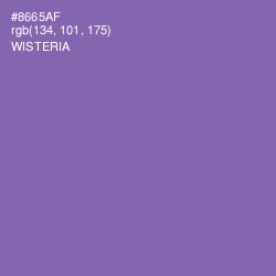 #8665AF - Wisteria Color Image