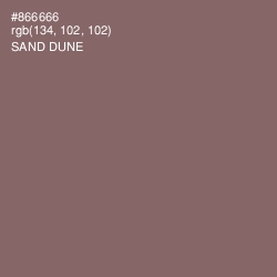 #866666 - Sand Dune Color Image