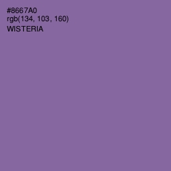 #8667A0 - Wisteria Color Image