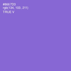 #8667D3 - True V Color Image