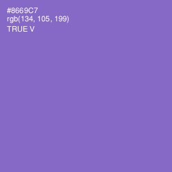 #8669C7 - True V Color Image