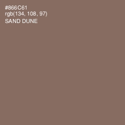 #866C61 - Sand Dune Color Image