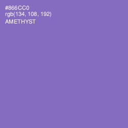 #866CC0 - Amethyst Color Image