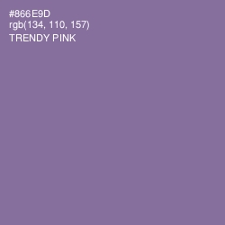 #866E9D - Trendy Pink Color Image