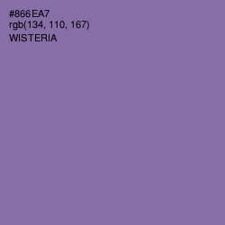 #866EA7 - Wisteria Color Image