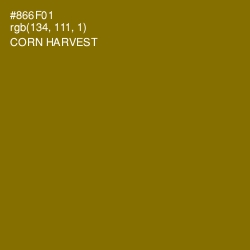 #866F01 - Corn Harvest Color Image
