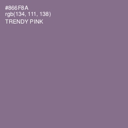#866F8A - Trendy Pink Color Image