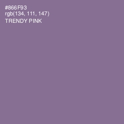 #866F93 - Trendy Pink Color Image