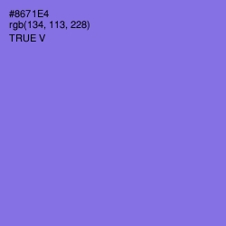 #8671E4 - True V Color Image