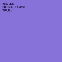 #8672D8 - True V Color Image