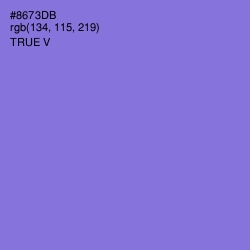 #8673DB - True V Color Image