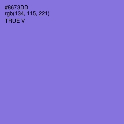 #8673DD - True V Color Image