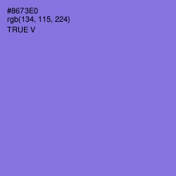 #8673E0 - True V Color Image