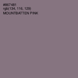 #867481 - Mountbatten Pink Color Image