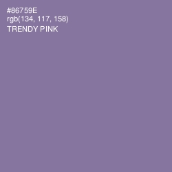 #86759E - Trendy Pink Color Image