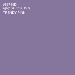 #86769D - Trendy Pink Color Image