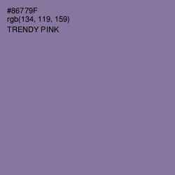 #86779F - Trendy Pink Color Image