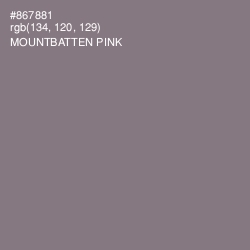 #867881 - Mountbatten Pink Color Image