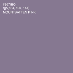 #867890 - Mountbatten Pink Color Image