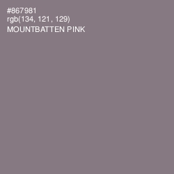 #867981 - Mountbatten Pink Color Image