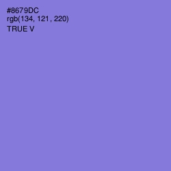 #8679DC - True V Color Image