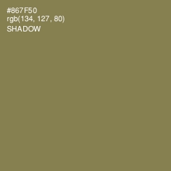 #867F50 - Shadow Color Image