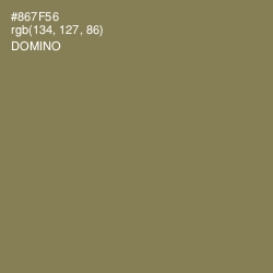#867F56 - Domino Color Image