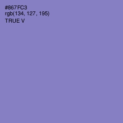 #867FC3 - True V Color Image