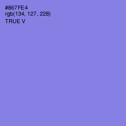 #867FE4 - True V Color Image