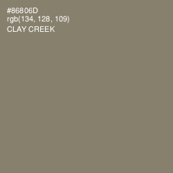 #86806D - Clay Creek Color Image