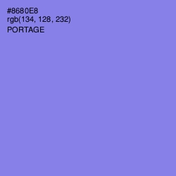 #8680E8 - Portage Color Image