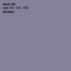 #86819B - Mamba Color Image