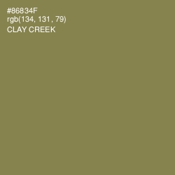 #86834F - Clay Creek Color Image