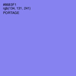 #8683F1 - Portage Color Image