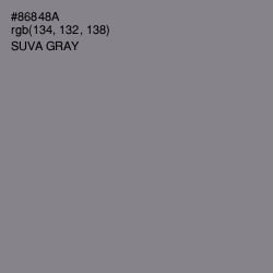 #86848A - Suva Gray Color Image